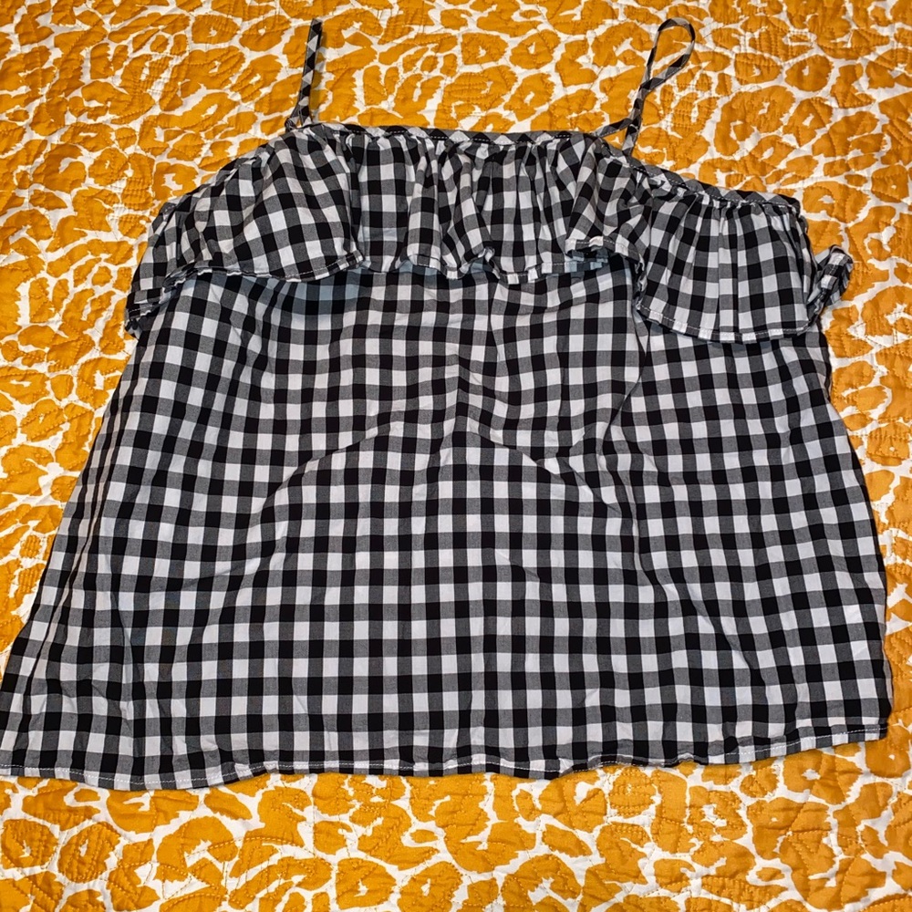Checkered tank top